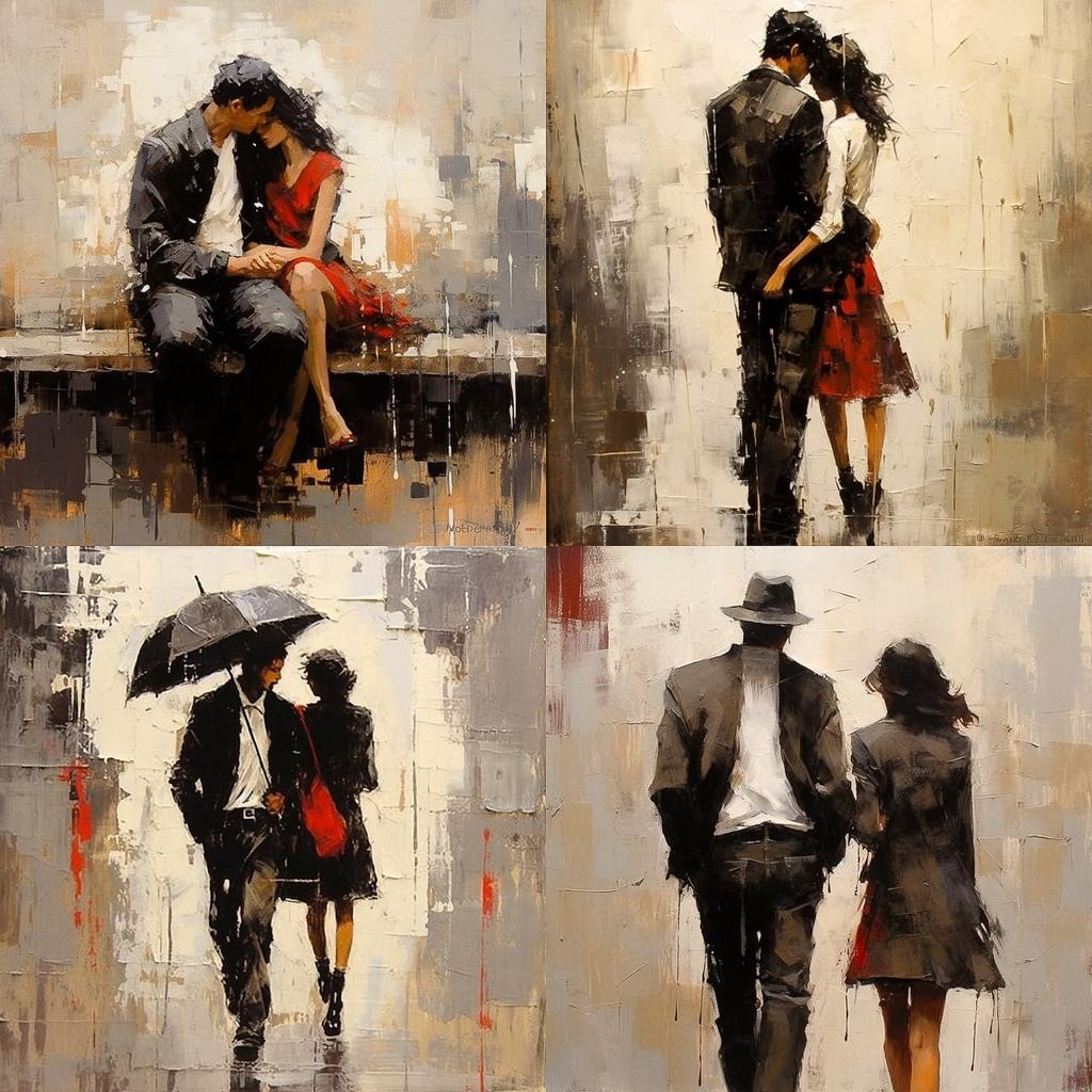 Andre Kohn style, Midjourney V5.2, render 1 of 4