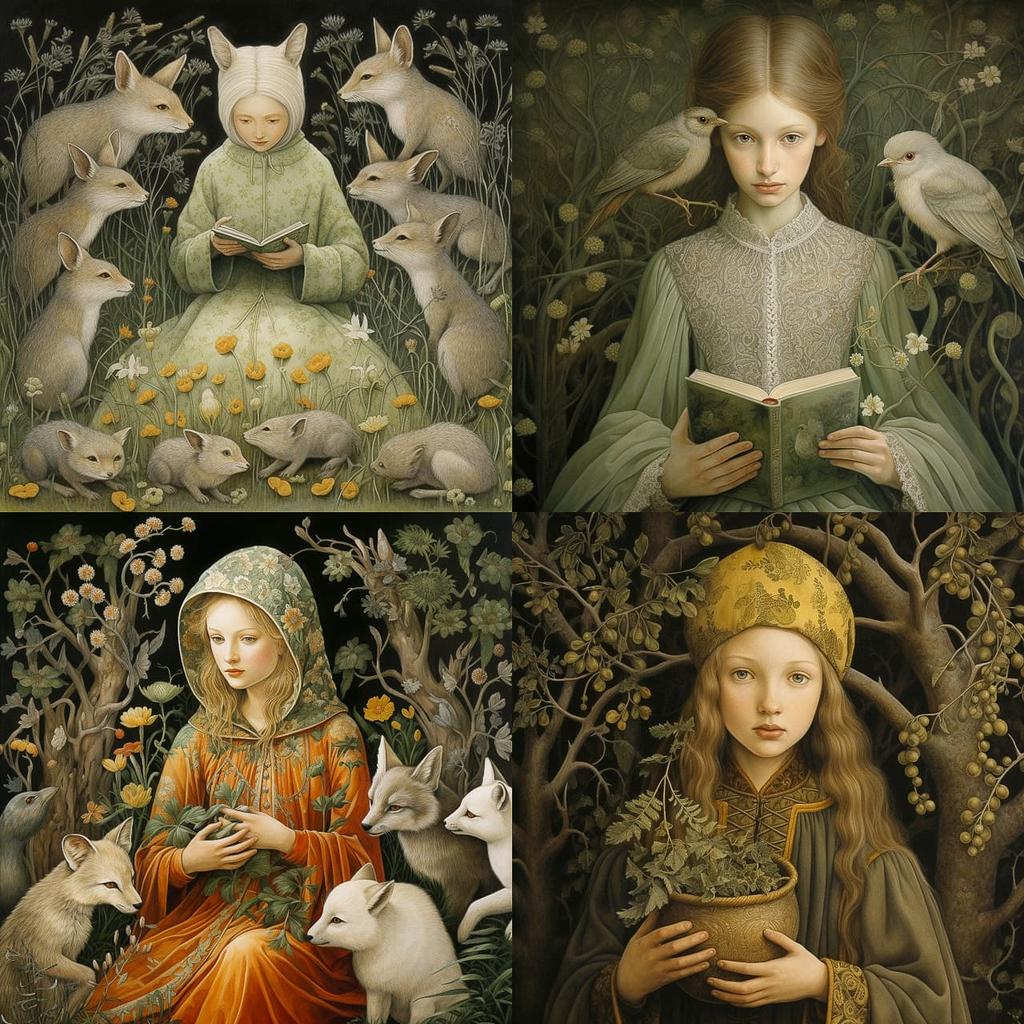 Angela Barrett style, Midjourney V5.2, render 1 of 4