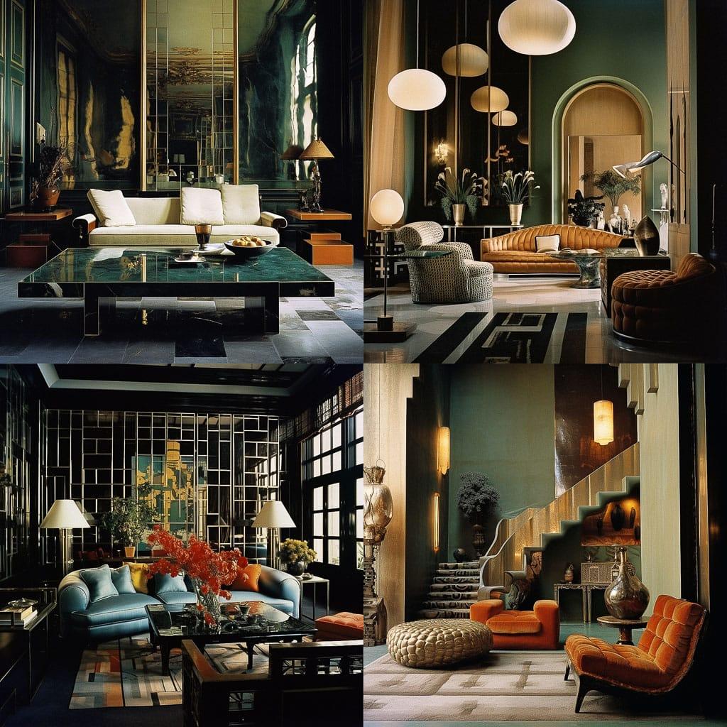 Angelo Donghia style, Midjourney V5.2, render 1 of 4
