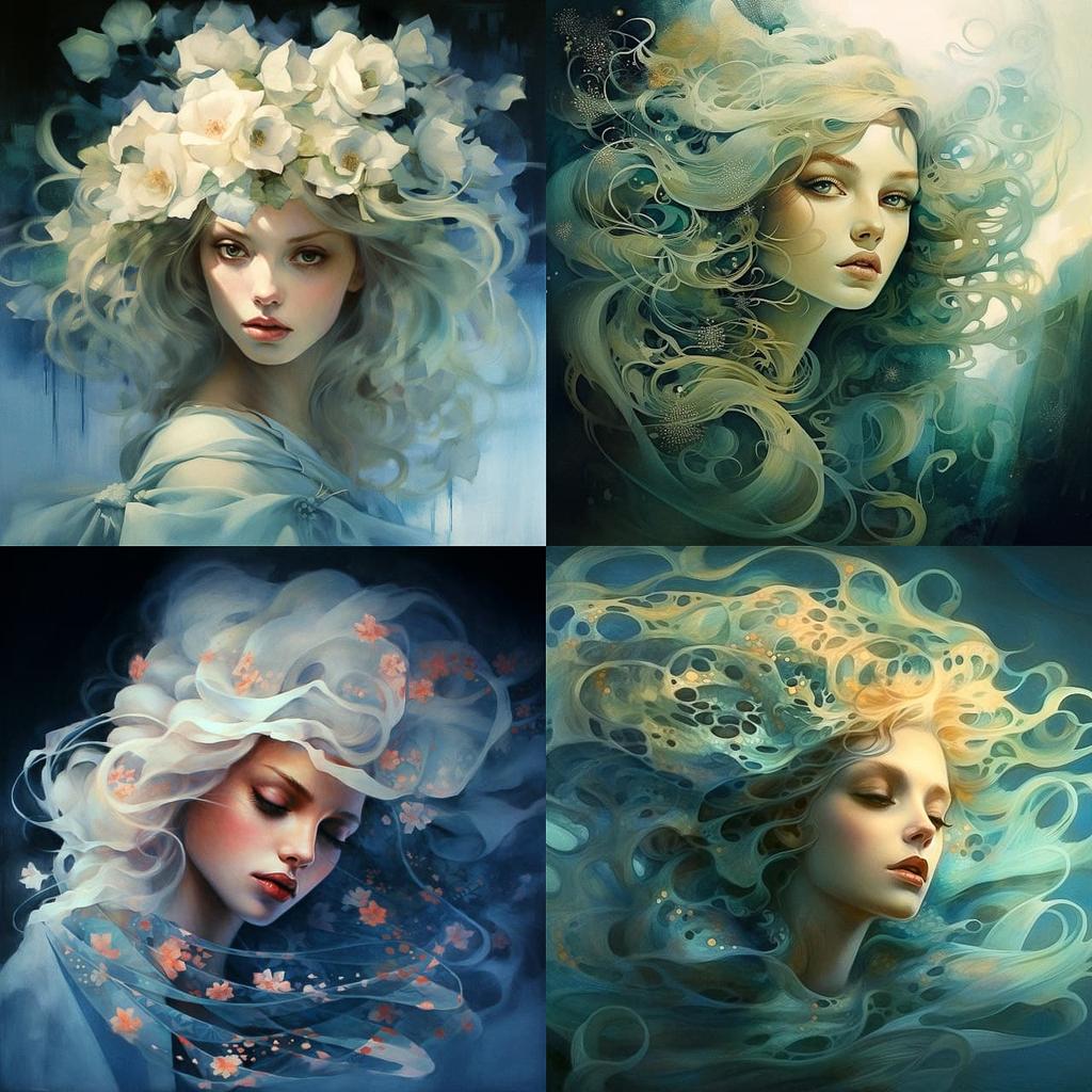 Anna Dittmann style, Midjourney V5.2, render 1 of 4