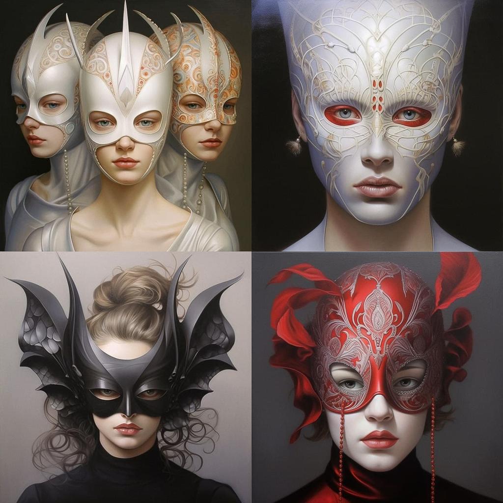 Anne Dewailly style, Midjourney V5.2, render 1 of 4