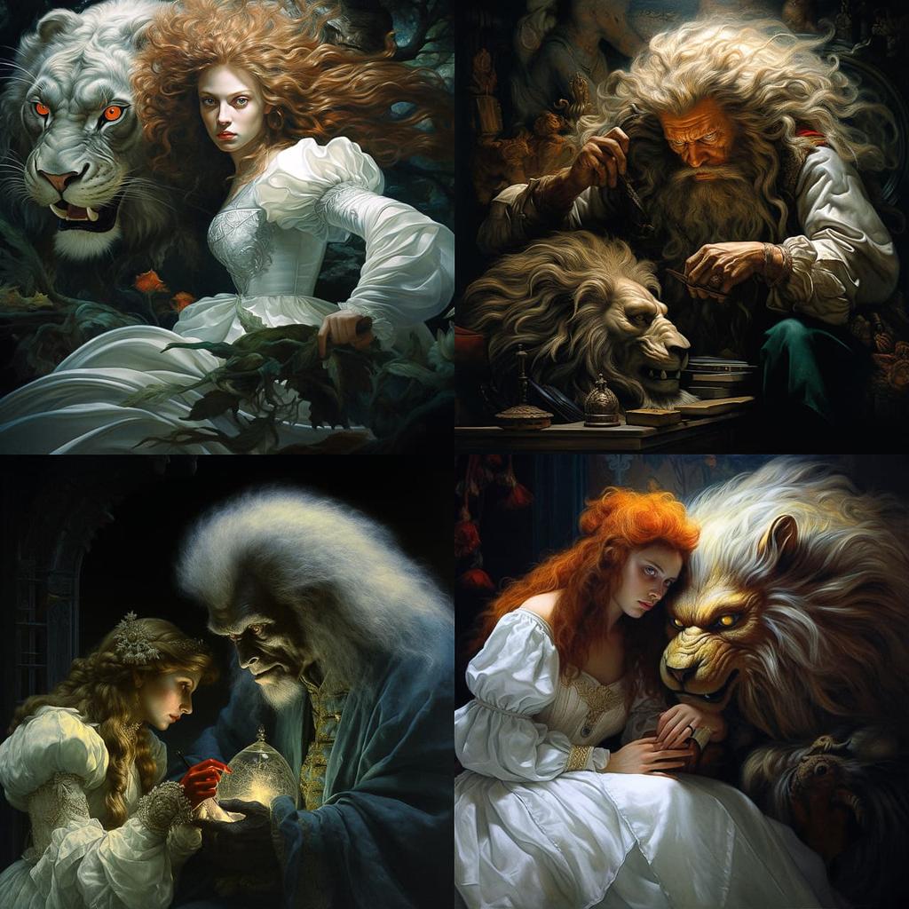 Anne-Louis Girodet style, Midjourney V5.2, render 1 of 4