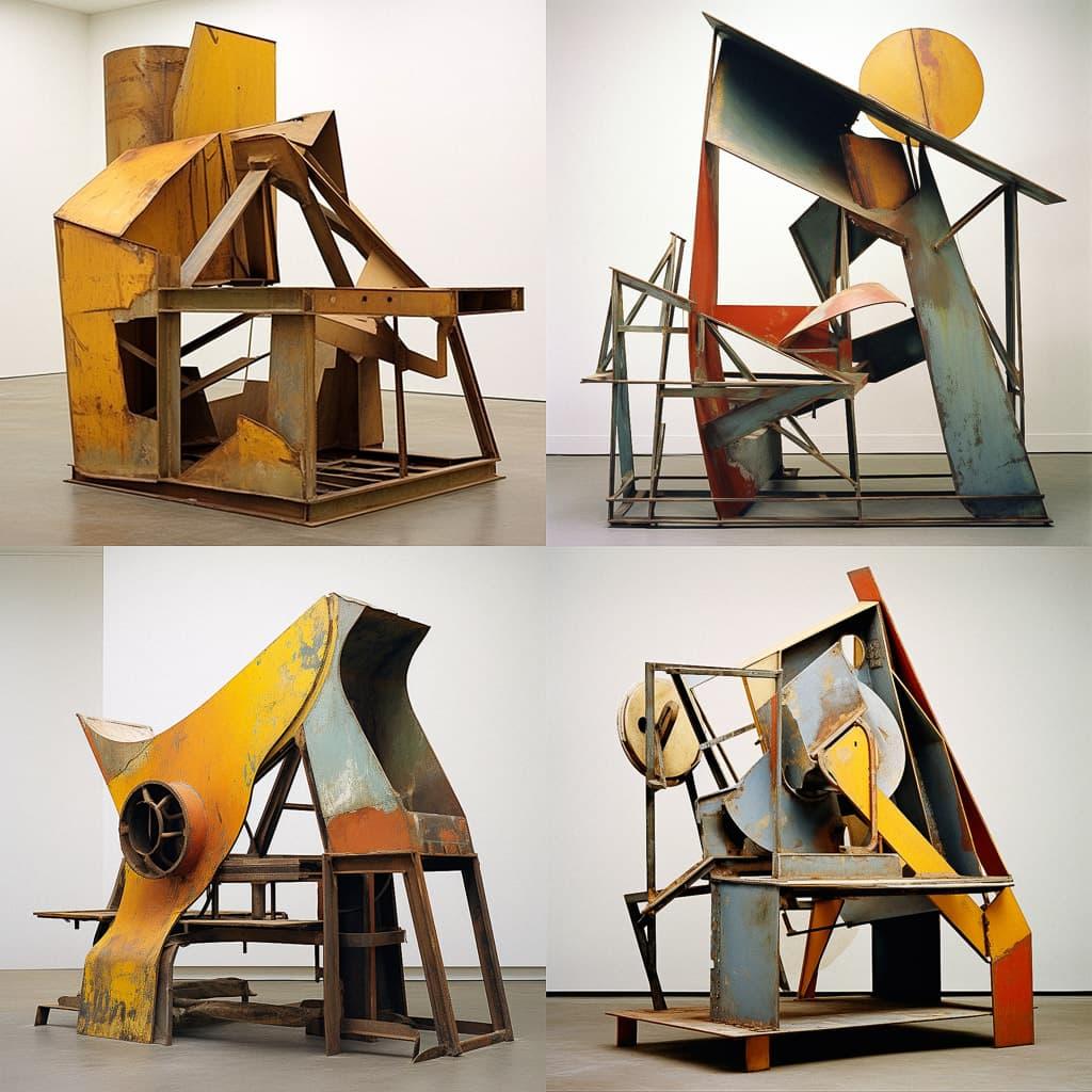 Anthony Caro style, Midjourney V5.2, render 1 of 4