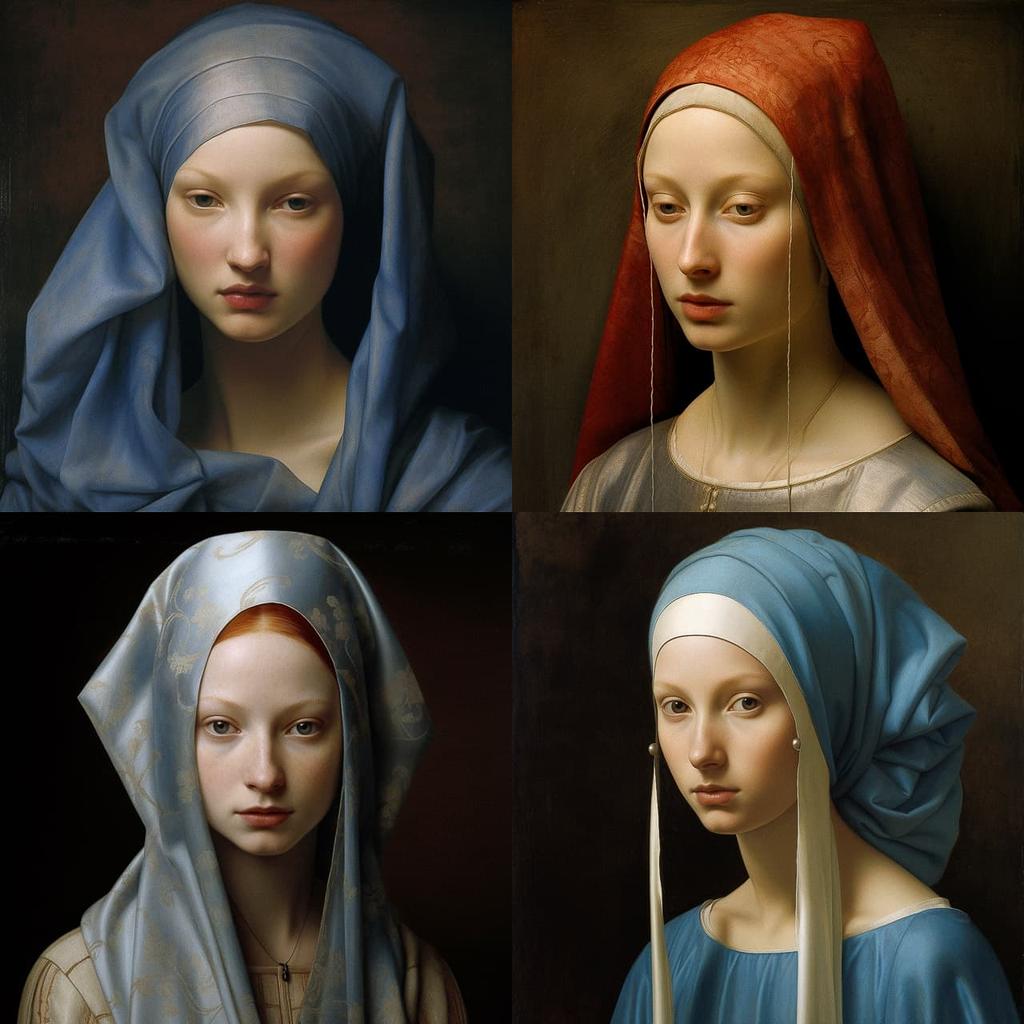 Antonello da Messina style, Midjourney V5.2, render 1 of 4
