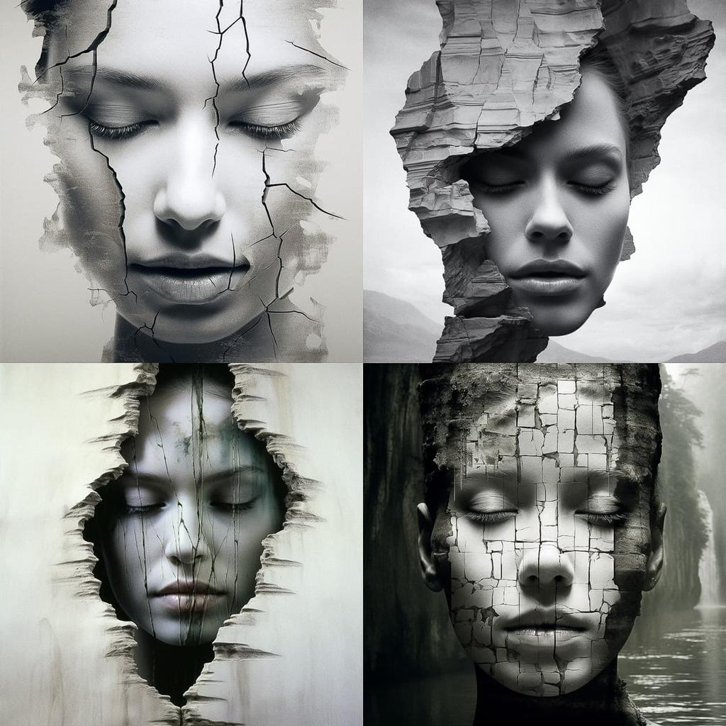 Antonio Mora style, Midjourney V5.2, render 1 of 4