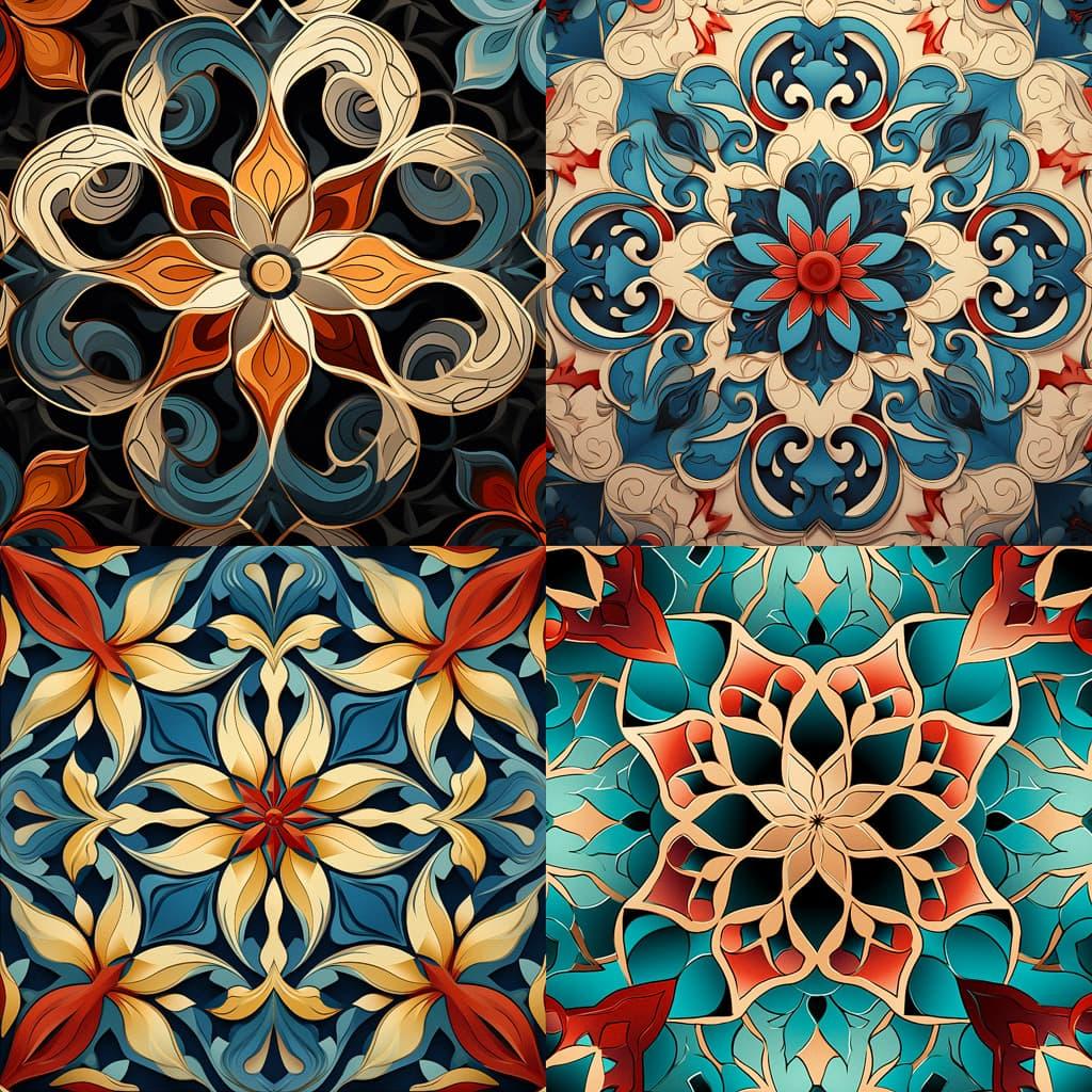 Arabesque style, Midjourney V5.2, render 1 of 4
