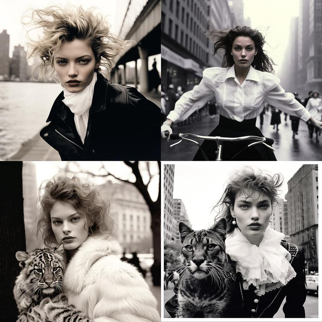 Arthur Elgort style, Midjourney V5.2, render 1 of 4