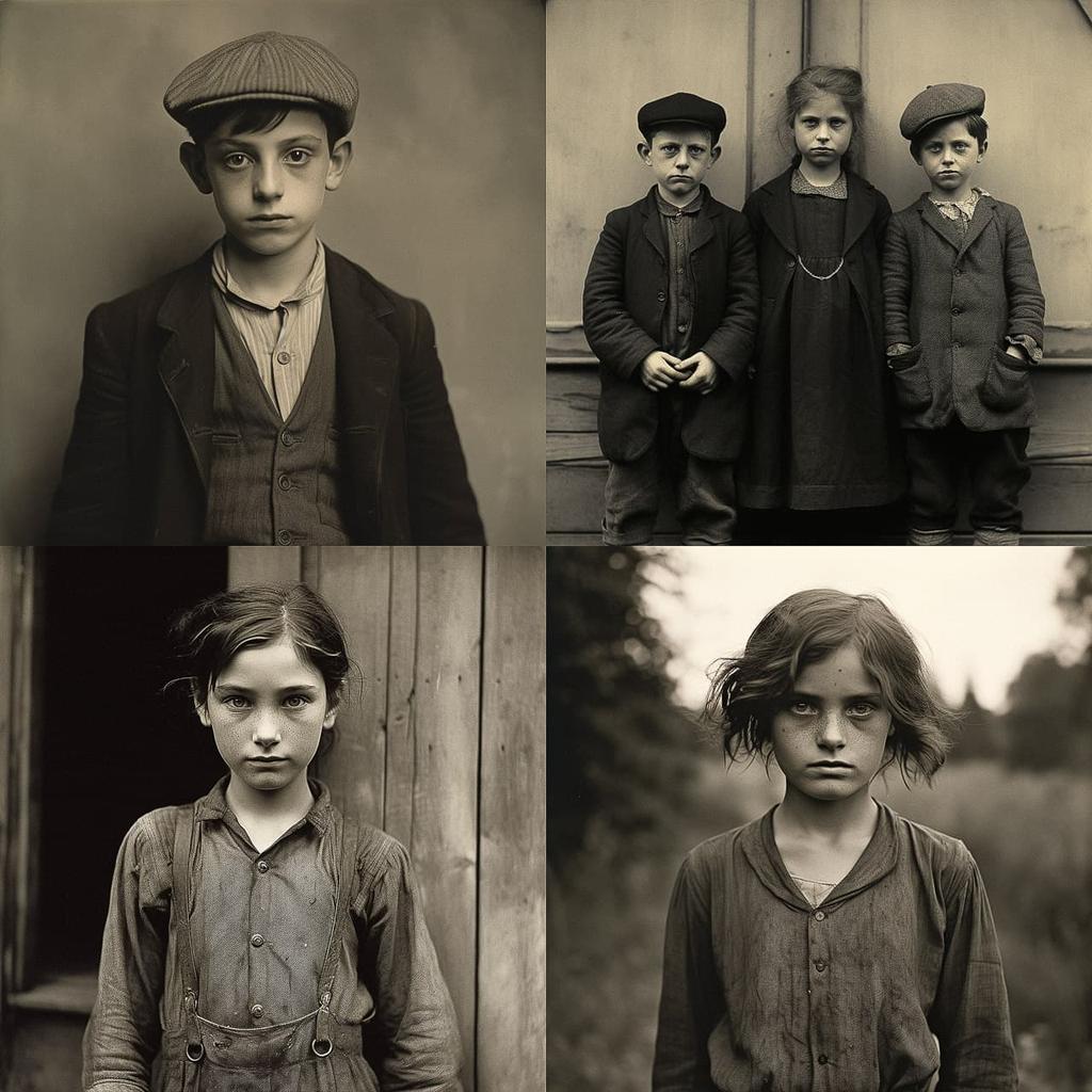 August Sander style, Midjourney V5.2, render 1 of 4