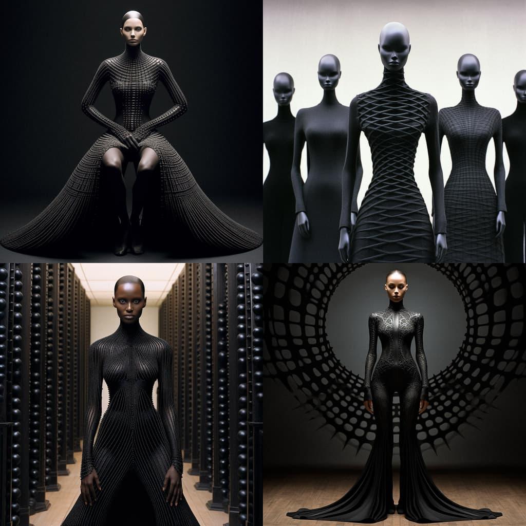 Azzedine Alaia style, Midjourney V5.2, render 1 of 4