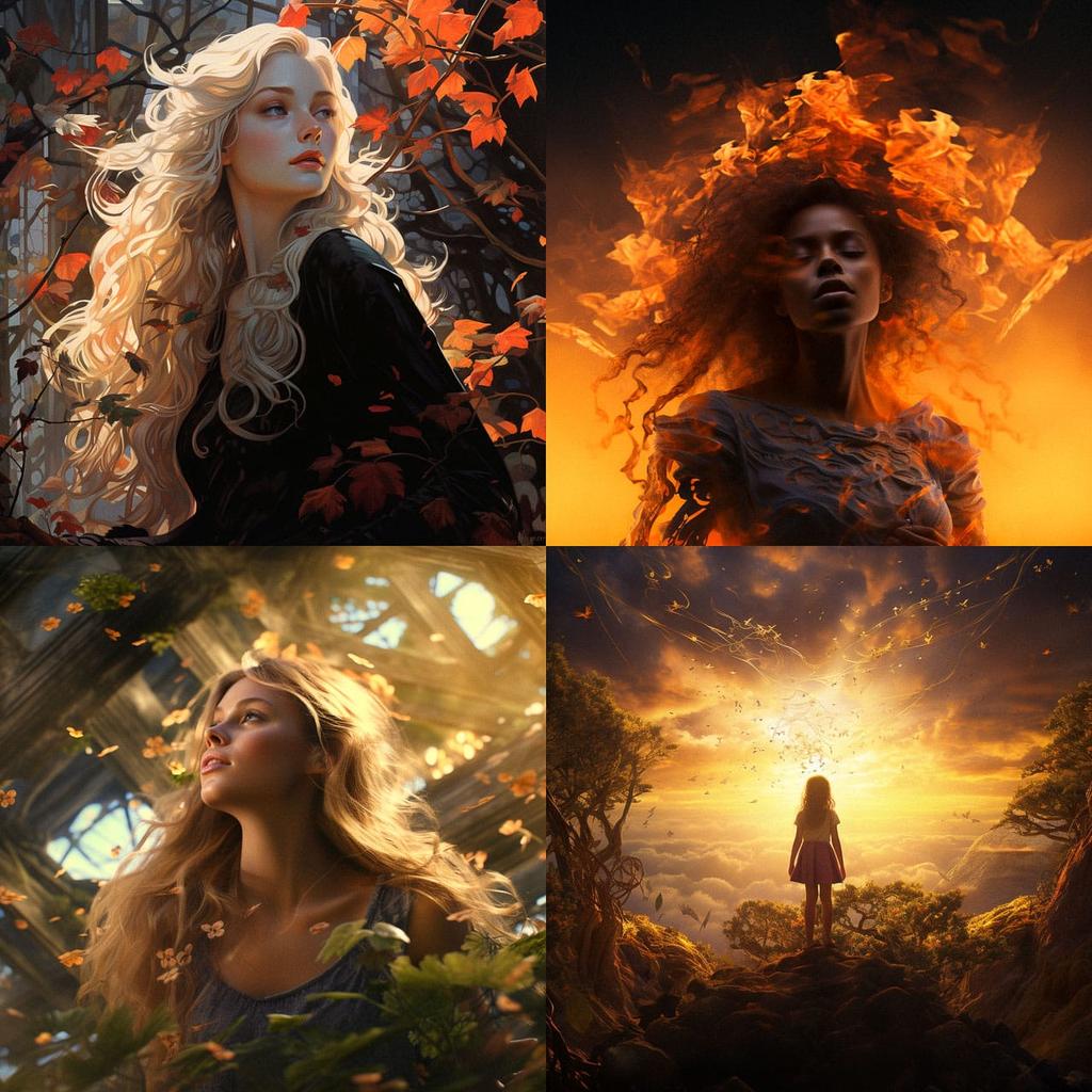 Backlit style, Midjourney V5.2, render 1 of 4