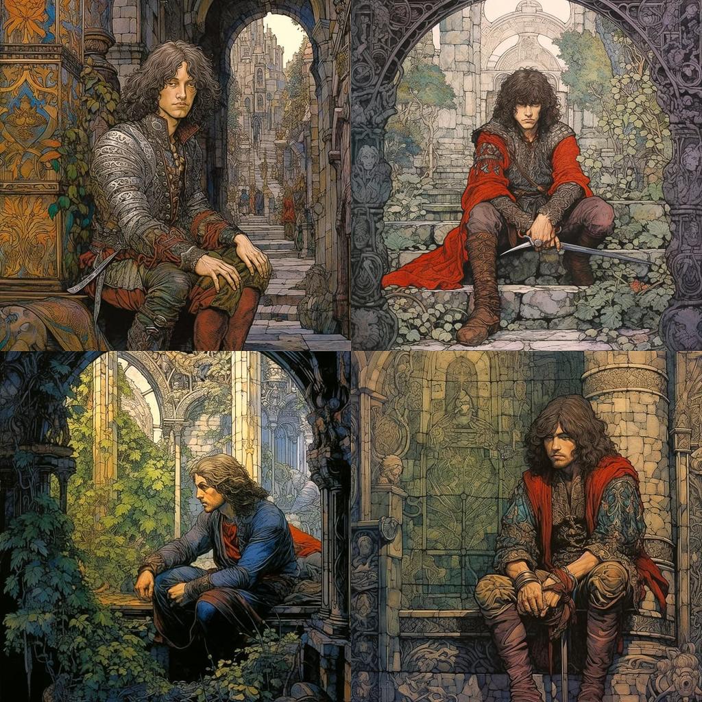 Barry Windsor-Smith style, Midjourney V5.2, render 1 of 4