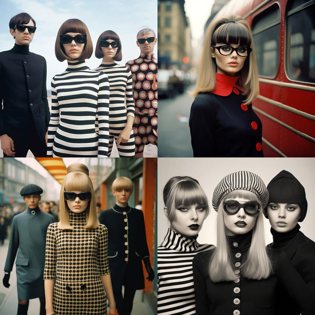 Beatnik fashion style, Midjourney V5.2, render 1 of 4
