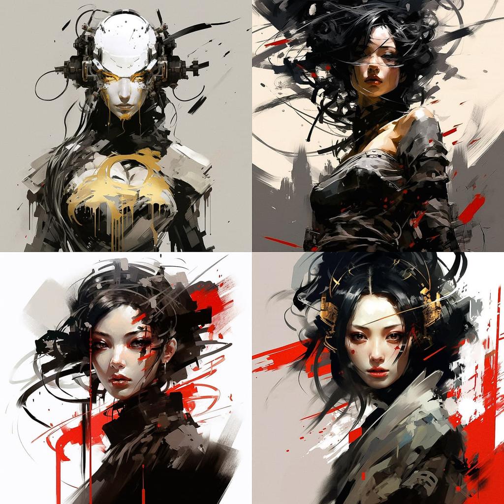Benedick Bana style, Midjourney V5.2, render 1 of 4