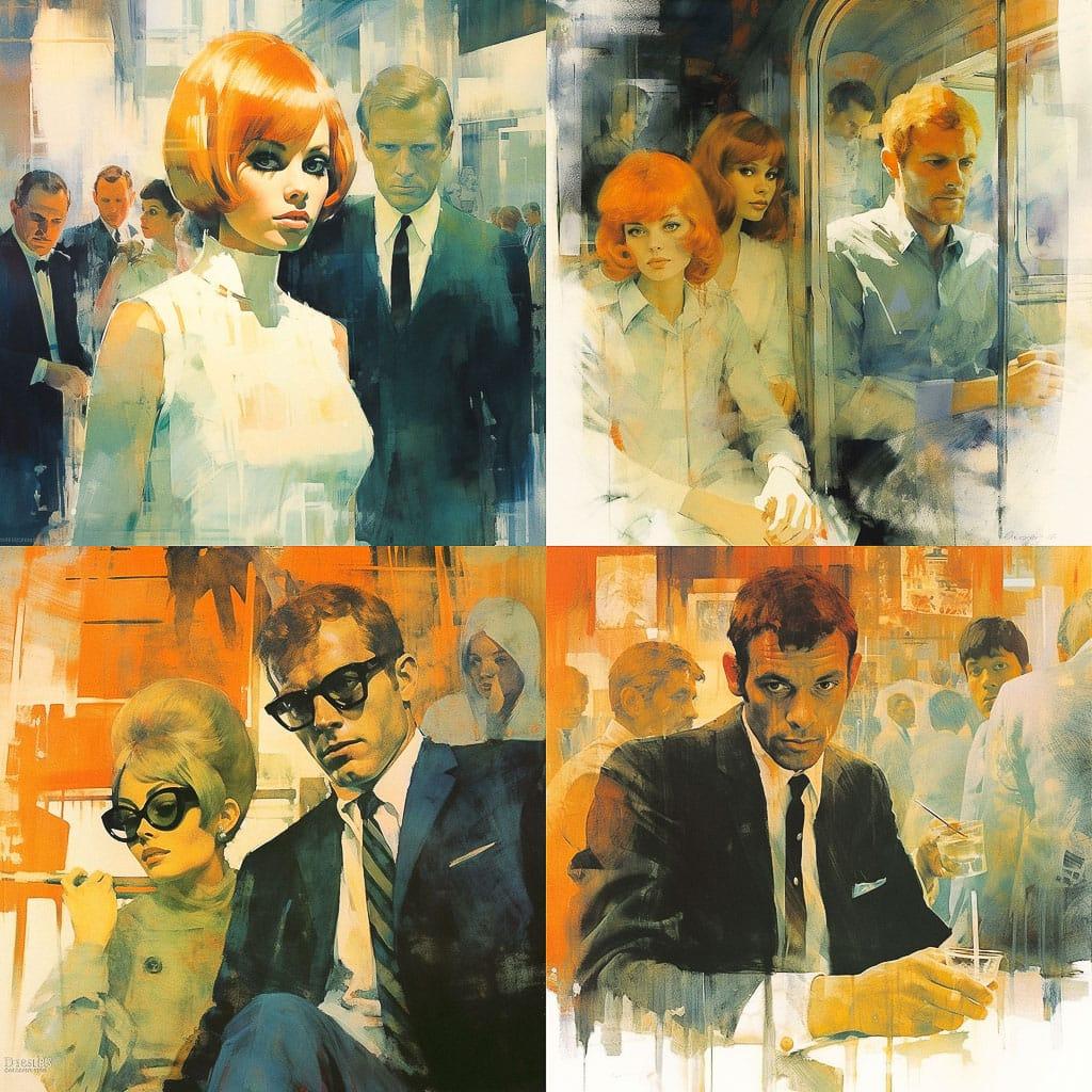 Bernie Fuchs style, Midjourney V5.2, render 1 of 4