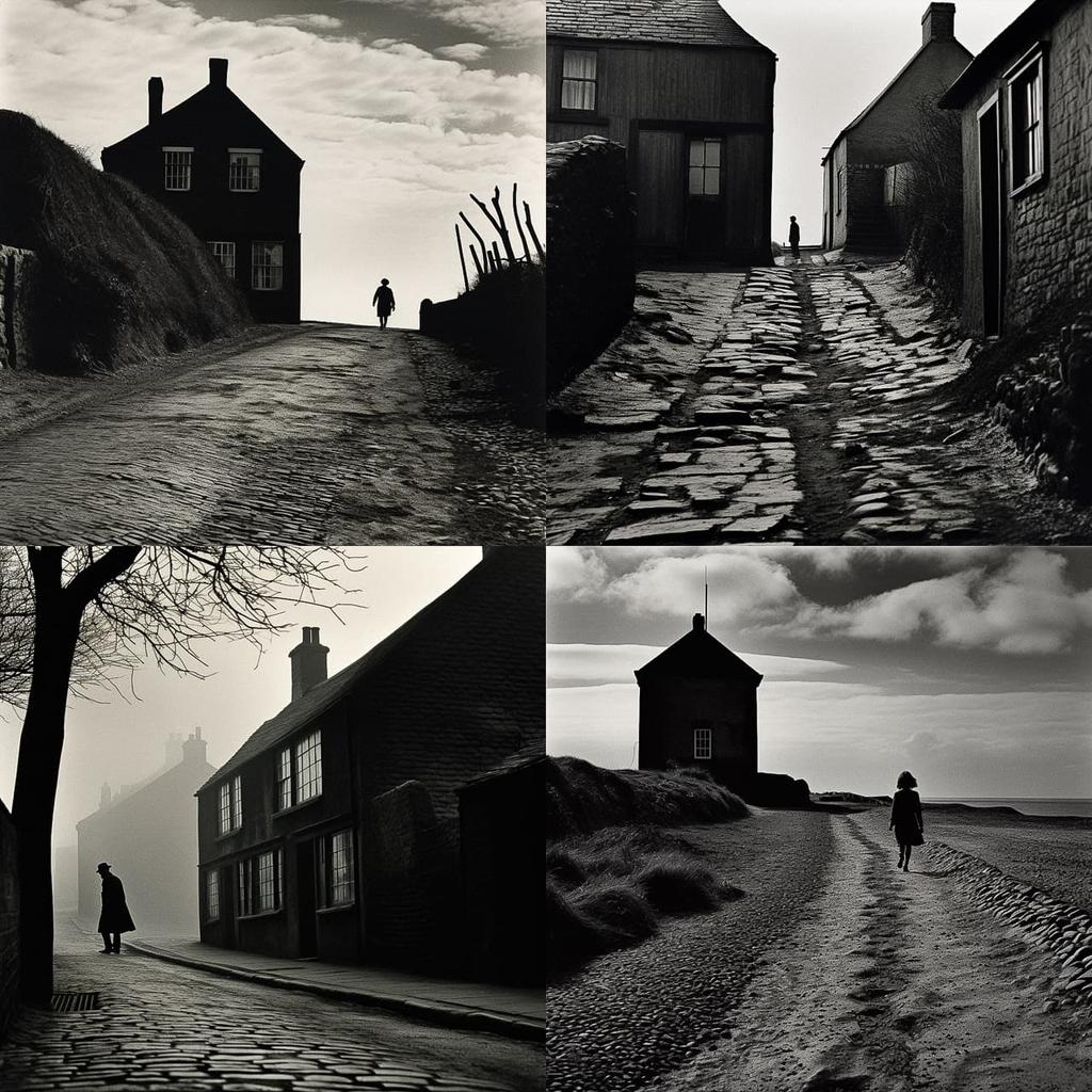 Bill Brandt style, Midjourney V5.2, render 1 of 4