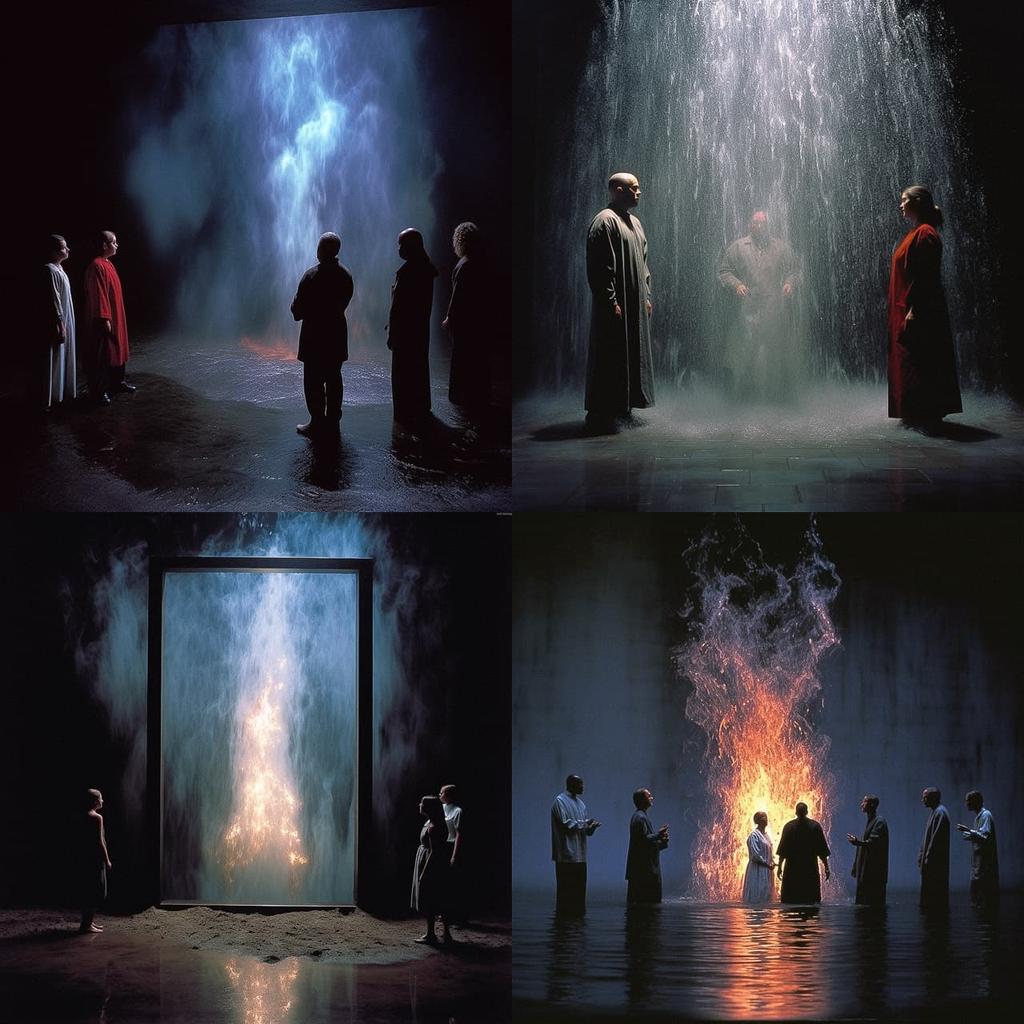 Bill Viola style, Midjourney V5.2, render 1 of 4