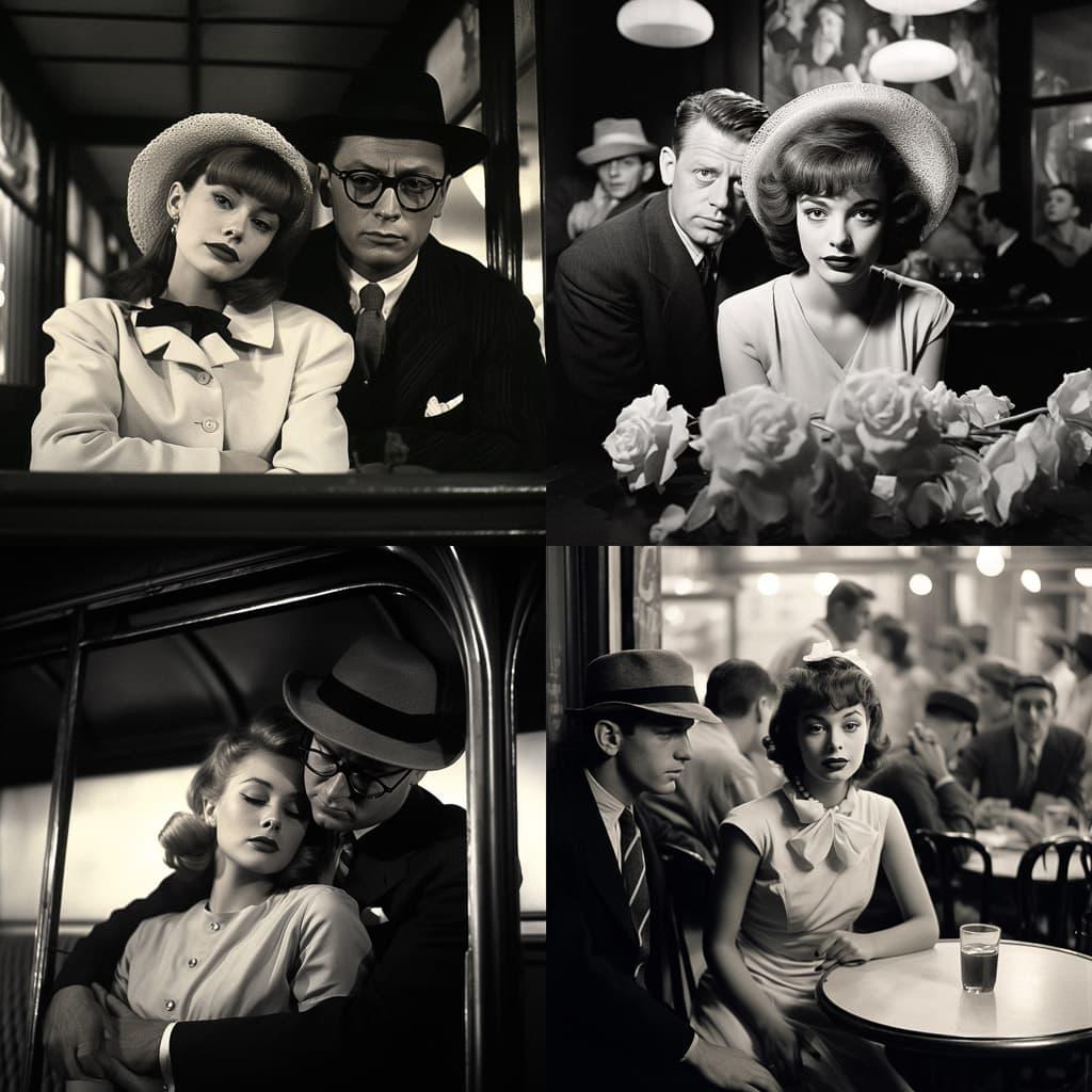 Billy Wilder style, Midjourney V5.2, render 1 of 4