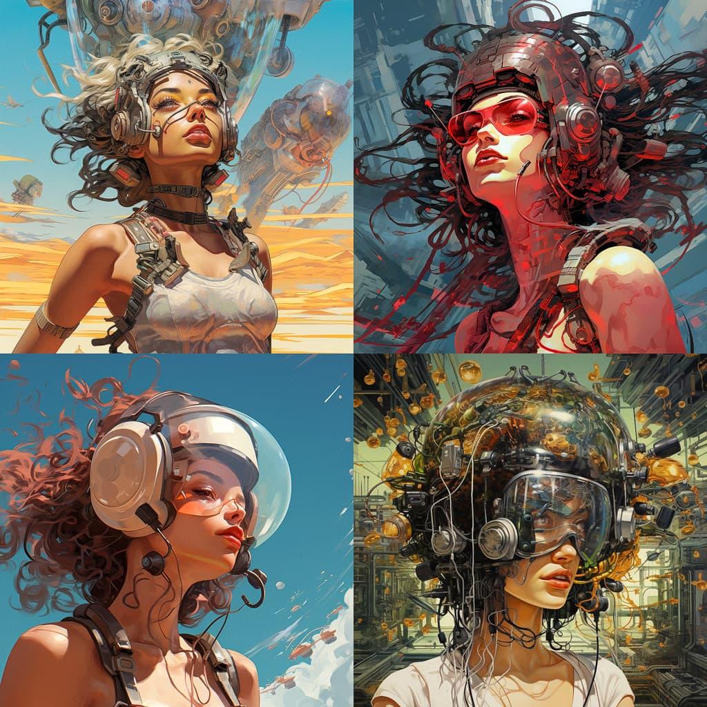 Biopunk style, Midjourney V5.2, render 1 of 4
