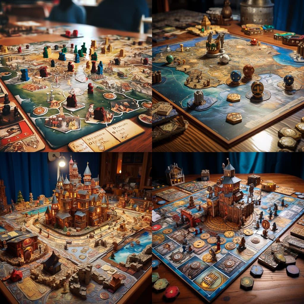 Board game style, Midjourney V5.2, render 1 of 4