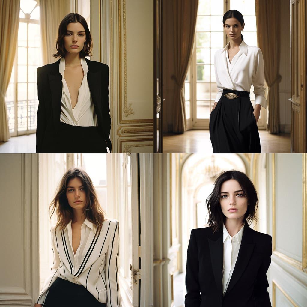 Bouchra Jarrar style, Midjourney V5.2, render 1 of 4