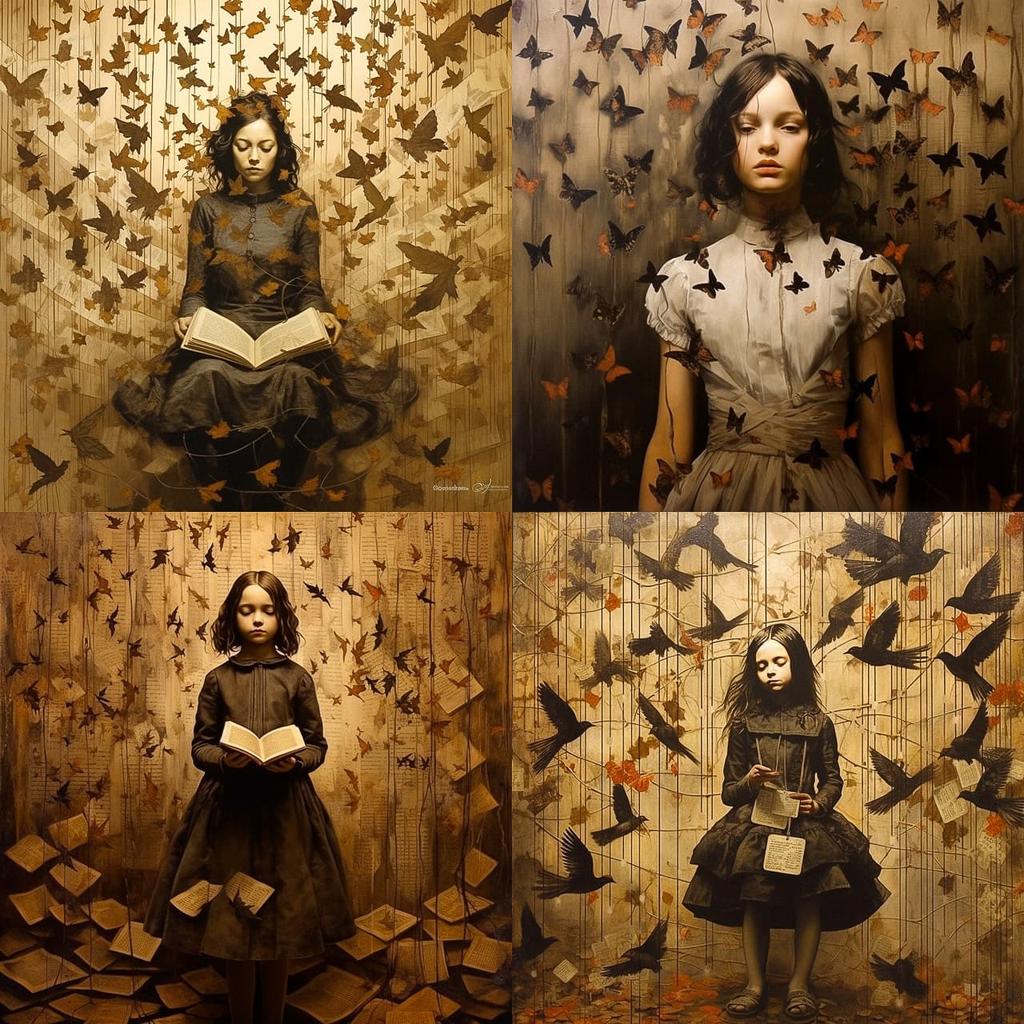 Brad Kunkle style, Midjourney V5.2, render 1 of 4