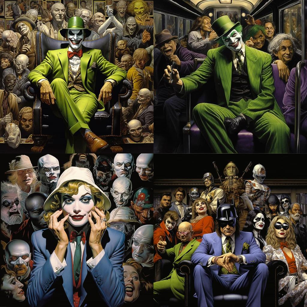 Brian Bolland style, Midjourney V5.2, render 1 of 4