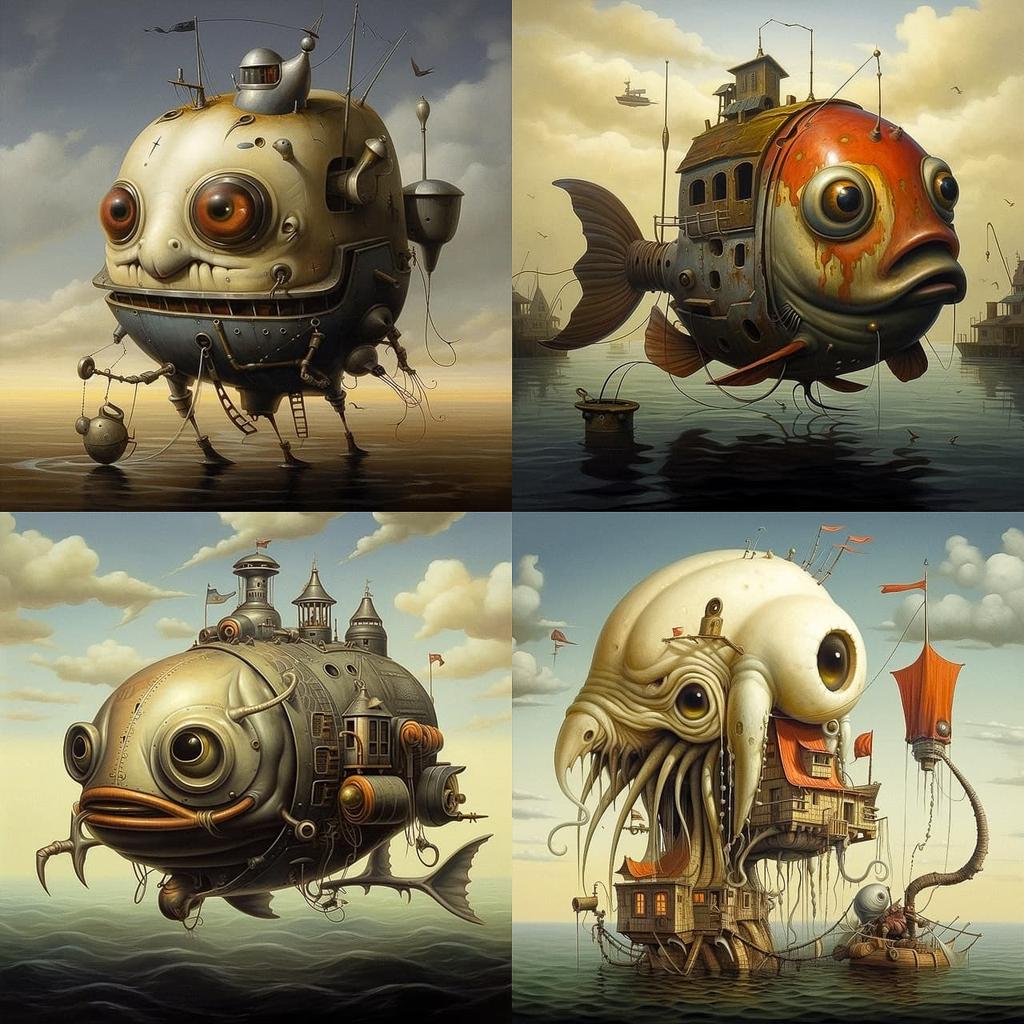 Brian Despain style, Midjourney V5.2, render 1 of 4