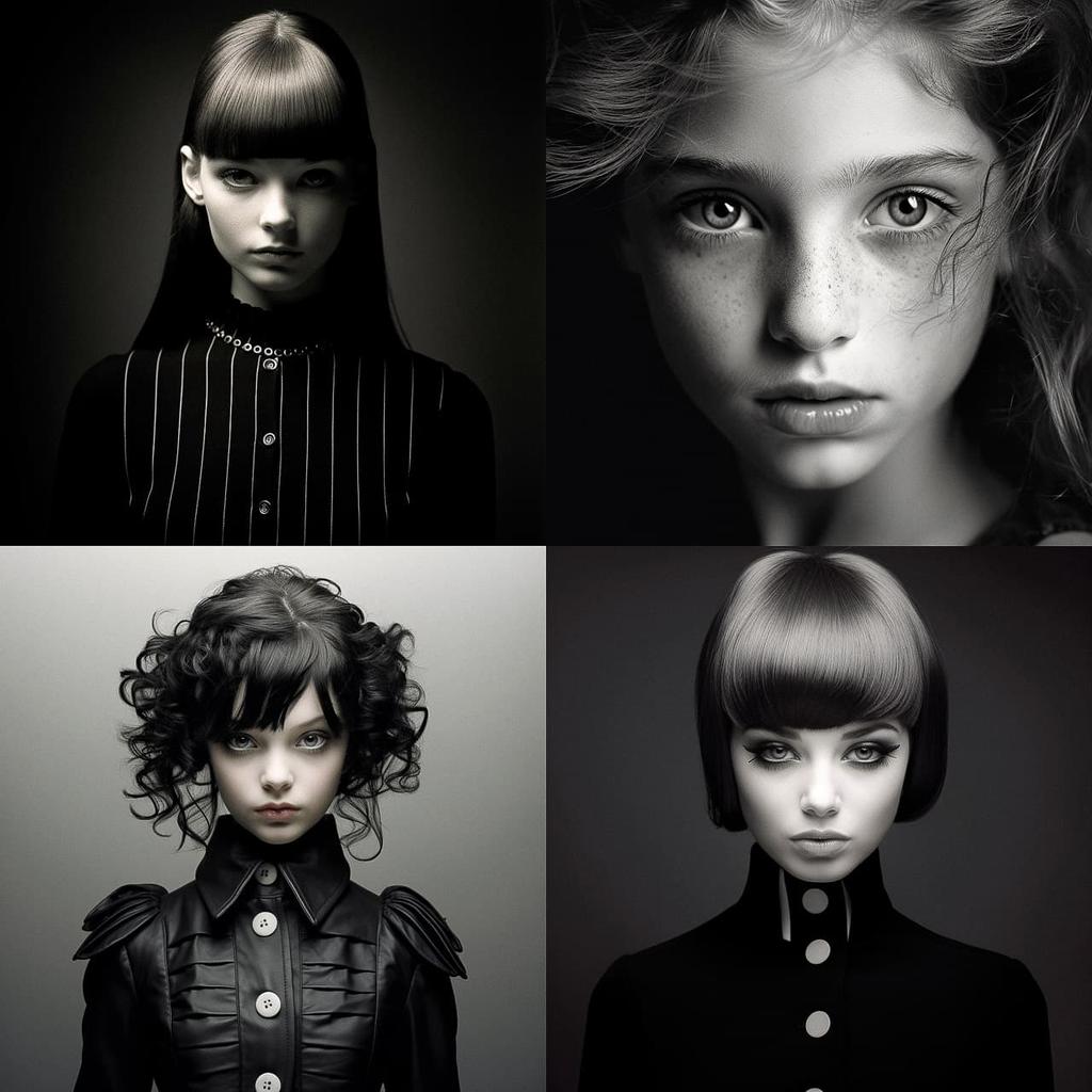 Brian Duffy style, Midjourney V5.2, render 1 of 4