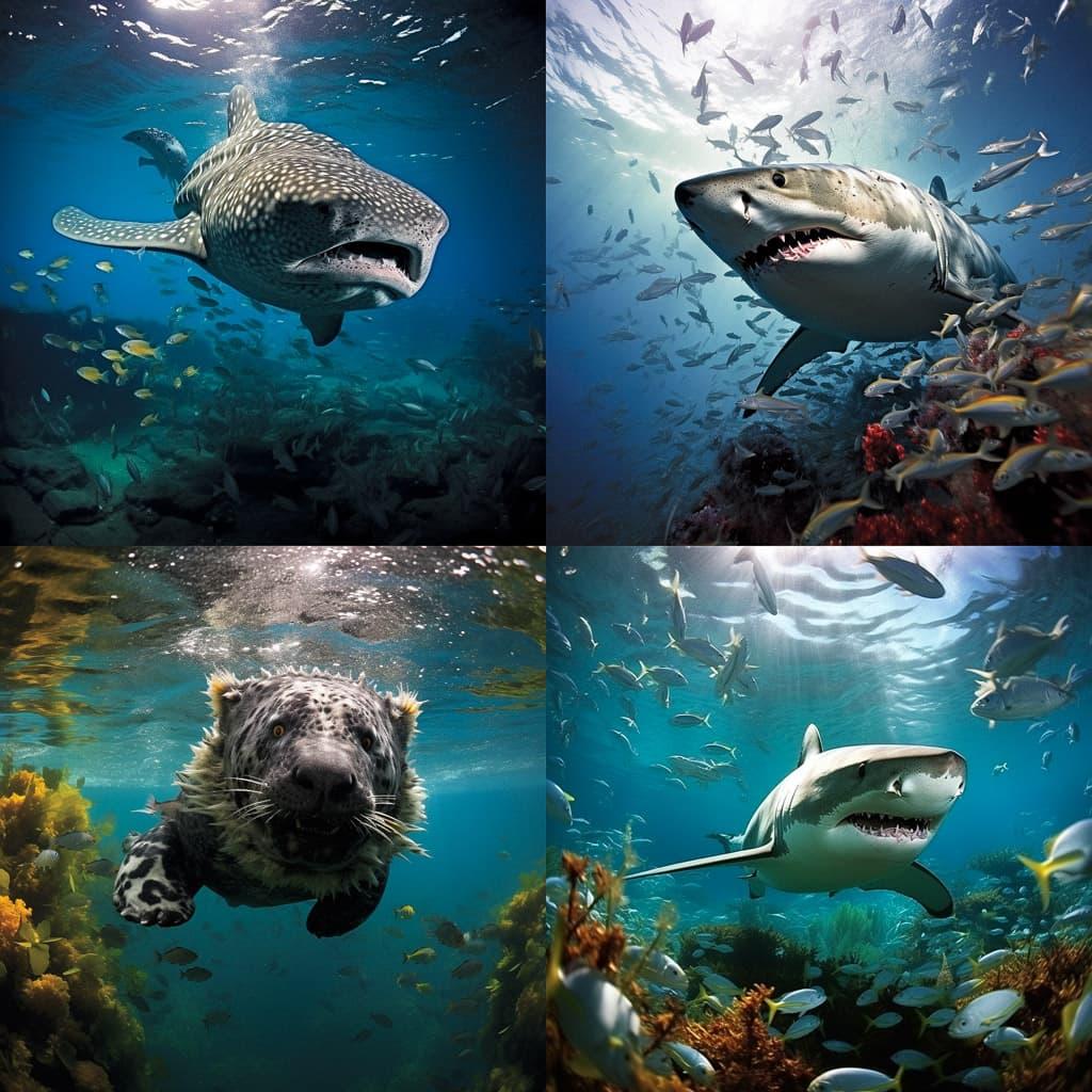 Brian Skerry style, Midjourney V5.2, render 1 of 4