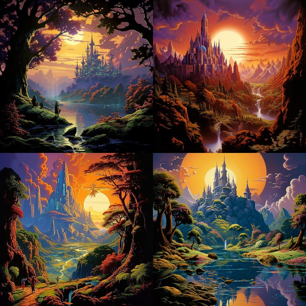 Brothers Hildebrandt style, Midjourney V5.2, render 1 of 4