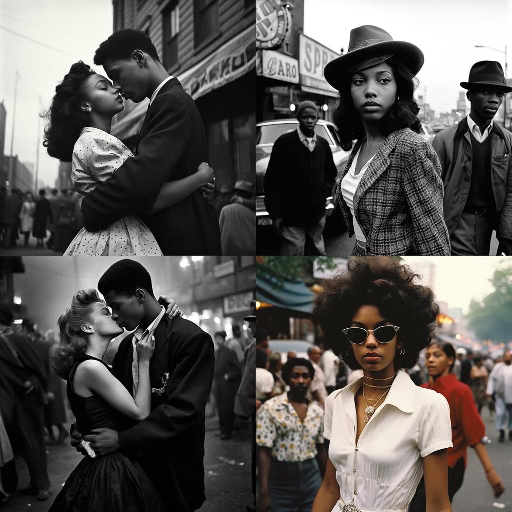 Bruce Davidson style, Midjourney V5.2, render 1 of 4