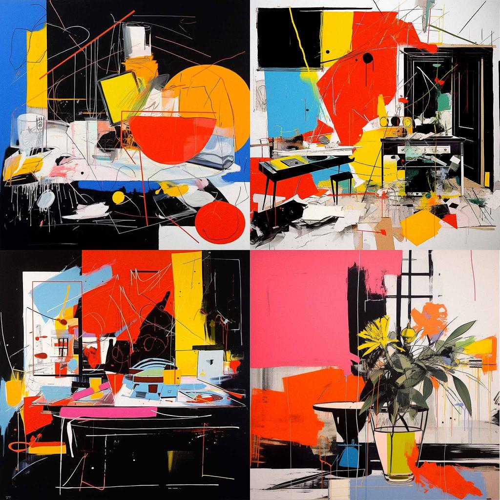 Bruce McLean style, Midjourney V5.2, render 1 of 4