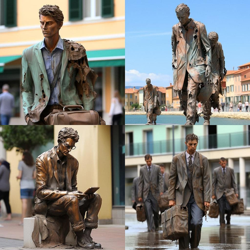 Bruno Catalano style, Midjourney V5.2, render 1 of 4