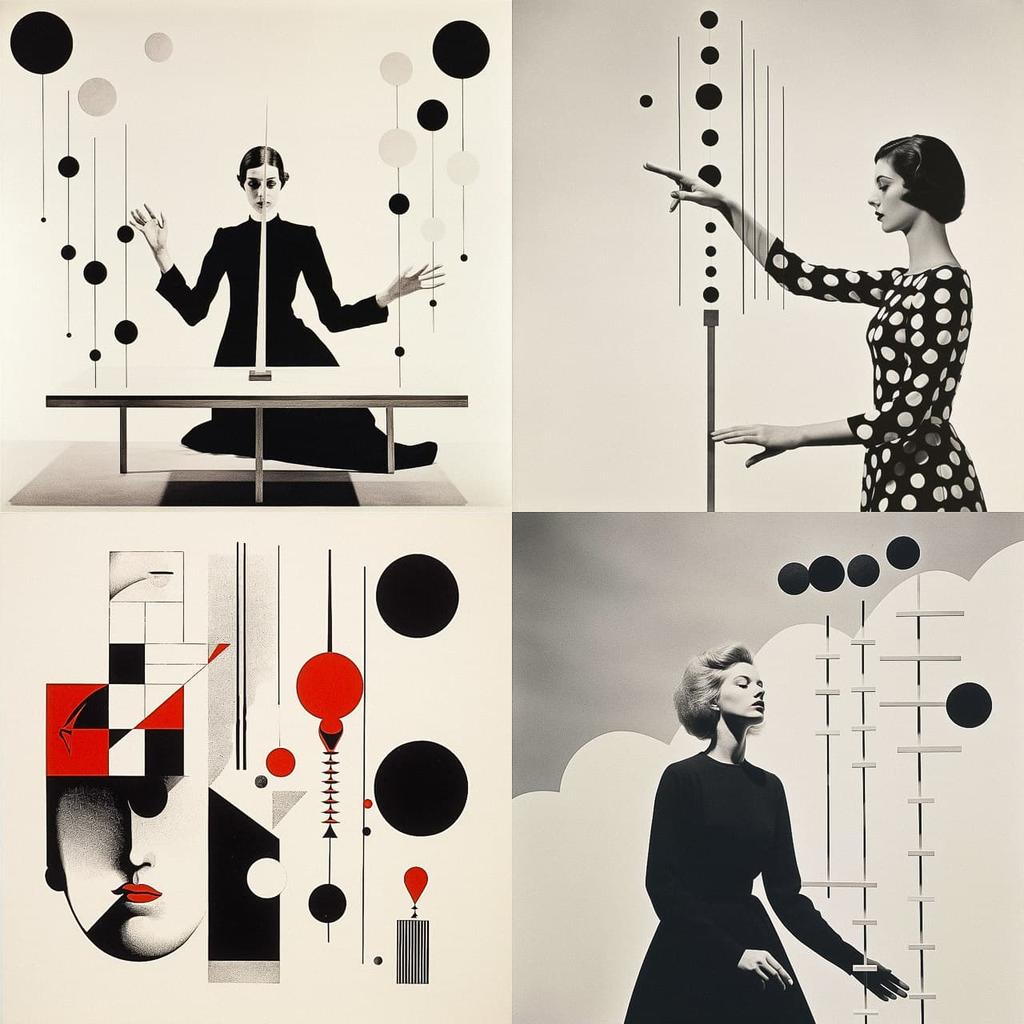 Bruno Munari style, Midjourney V5.2, render 1 of 4