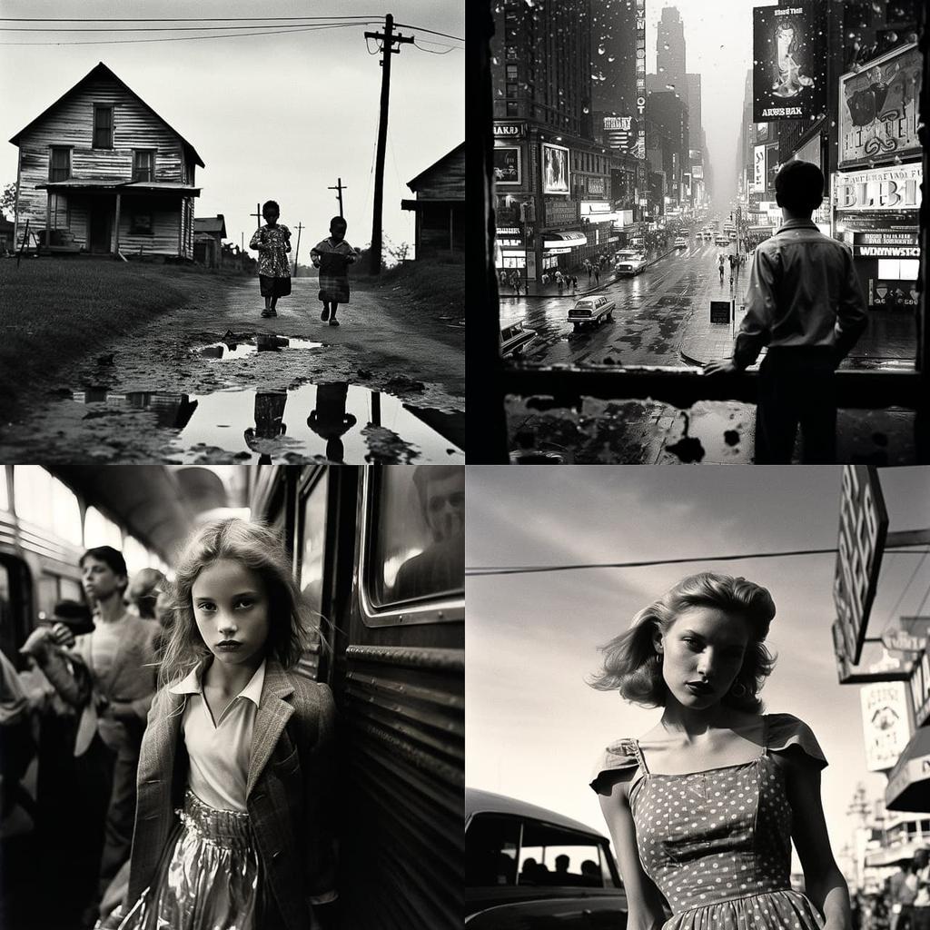 Burt Glinn style, Midjourney V5.2, render 1 of 4
