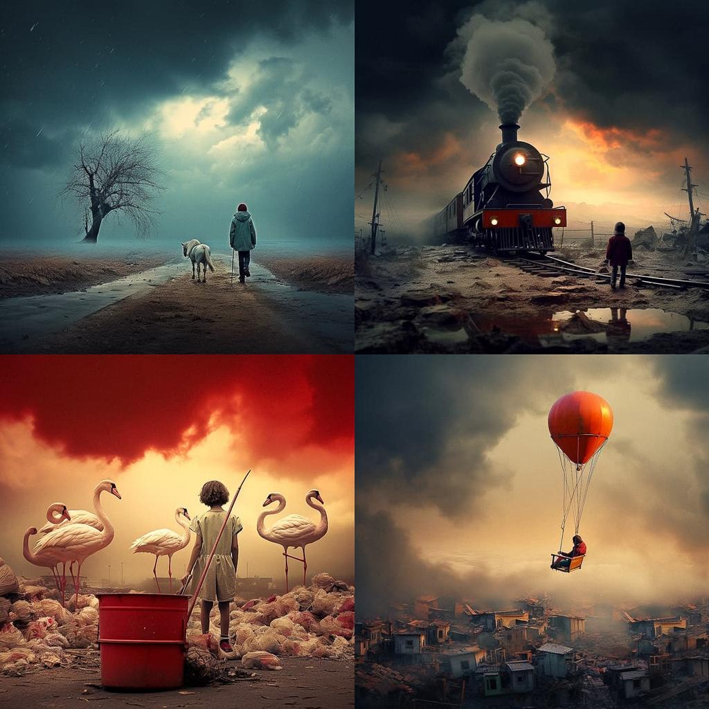 Caras Ionut style, Midjourney V5.2, render 1 of 4