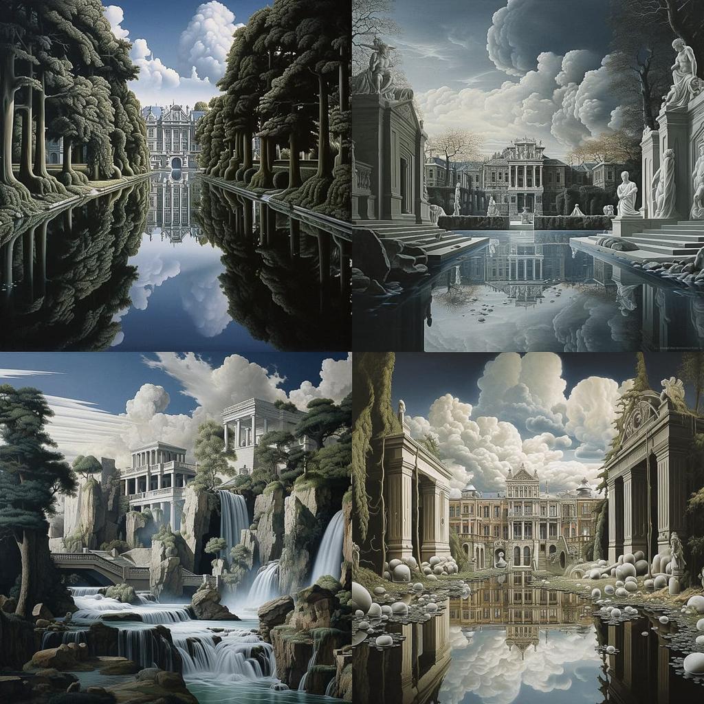 Carel Willink style, Midjourney V5.2, render 1 of 4