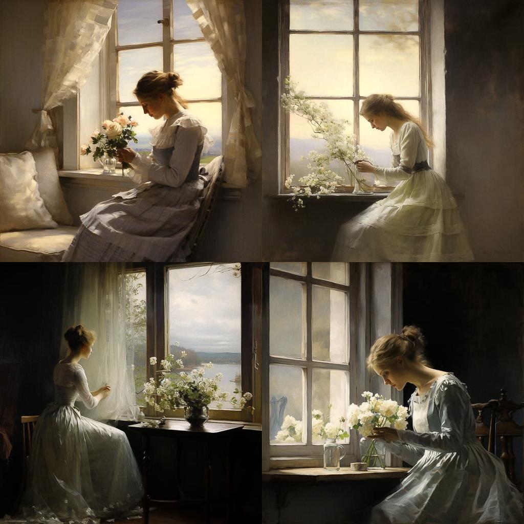 Carl Holsoe style, Midjourney V5.2, render 1 of 4
