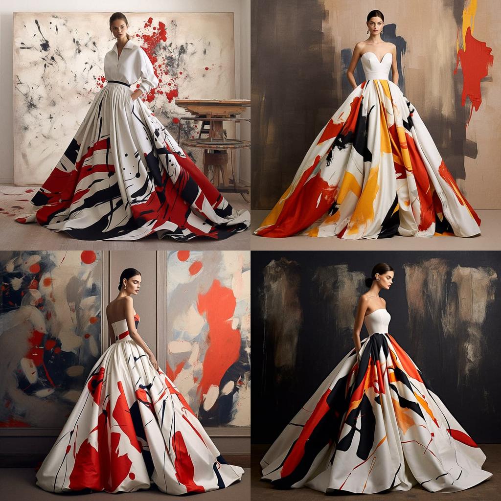 Carolina Herrera style, Midjourney V5.2, render 1 of 4