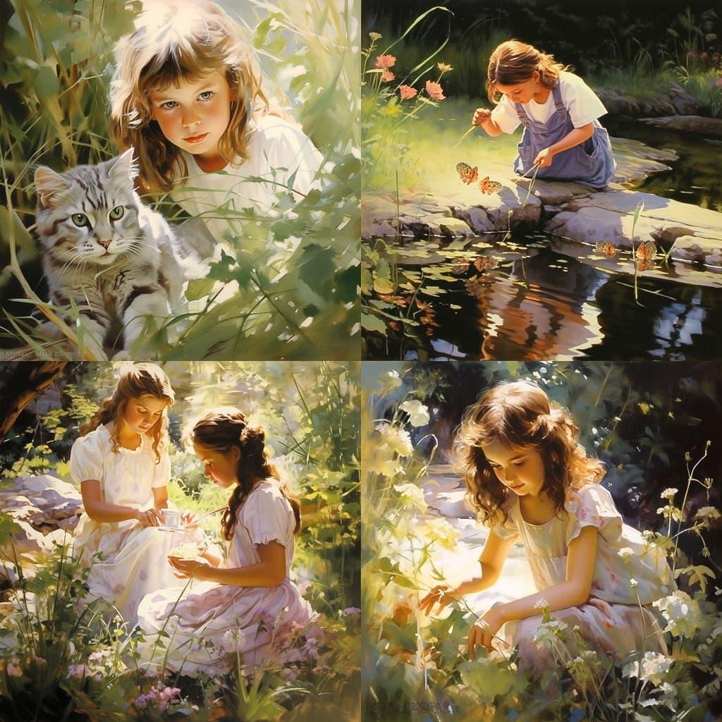 Carolyn Blish style, Midjourney V5.2, render 1 of 4