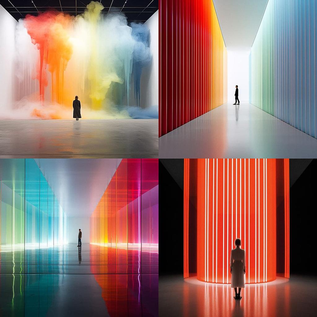 Carsten Nicolai style, Midjourney V5.2, render 1 of 4