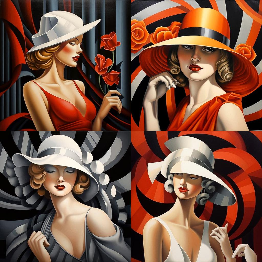 Catherine Abel style, Midjourney V5.2, render 1 of 4