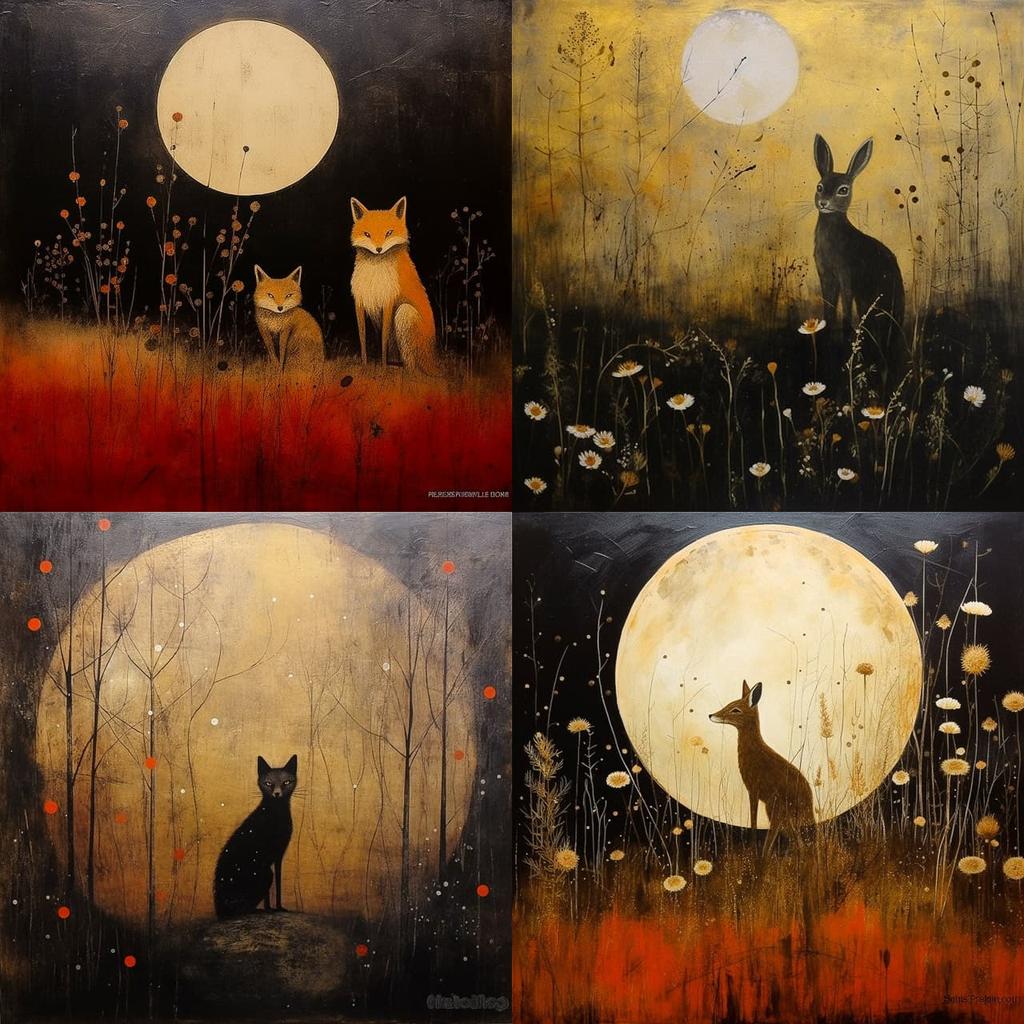 Catherine Hyde style, Midjourney V5.2, render 1 of 4