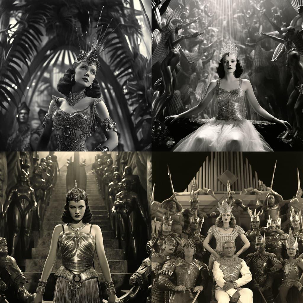 Cecil B. DeMille style, Midjourney V5.2, render 1 of 4