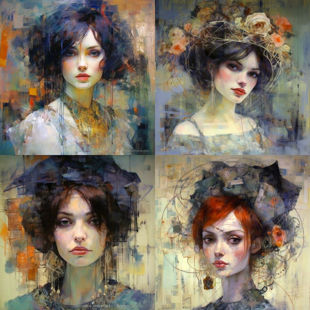 Charles Dwyer style, Midjourney V5.2, render 1 of 4