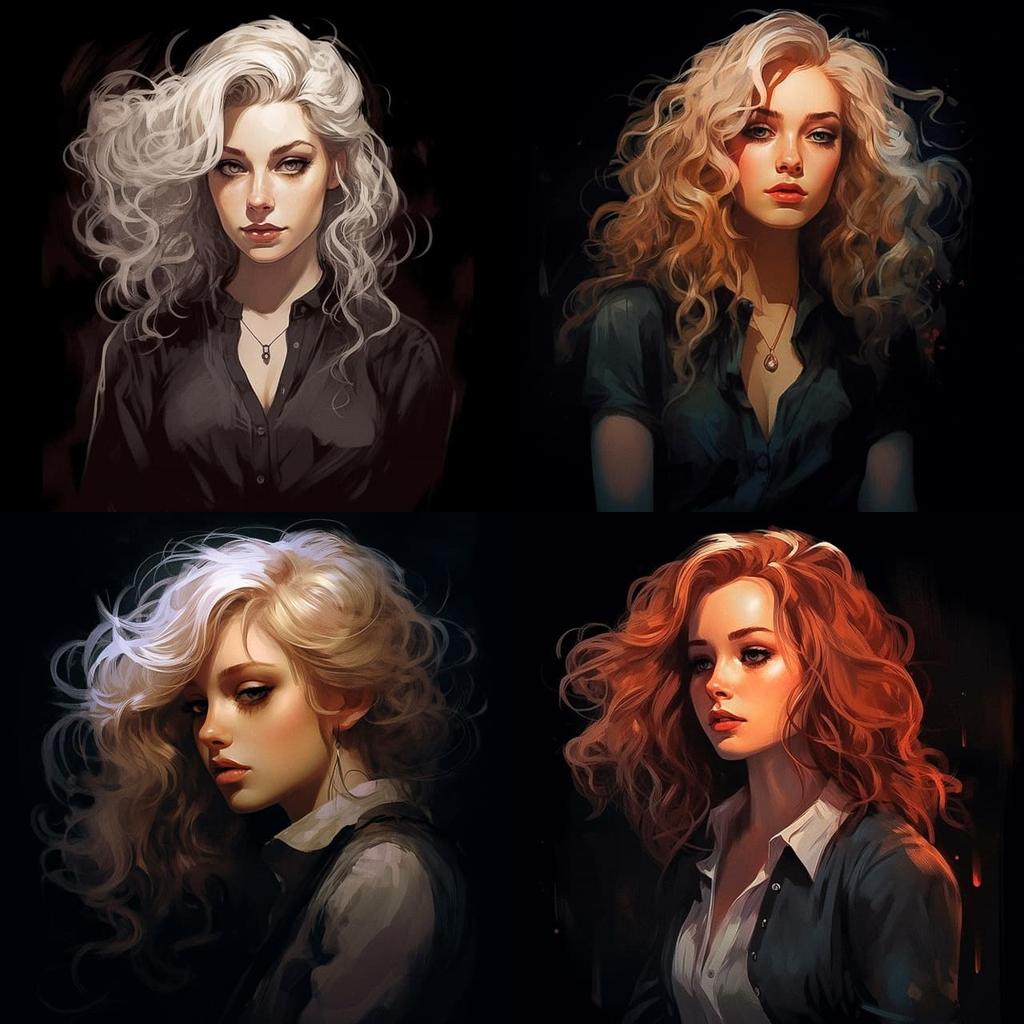 Charlie Bowater style, Midjourney V5.2, render 1 of 4