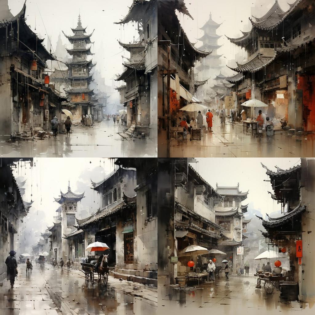 Chien Chung-Wei style, Midjourney V5.2, render 1 of 4