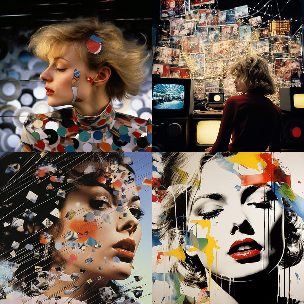 Christian Marclay style, Midjourney V5.2, render 1 of 4