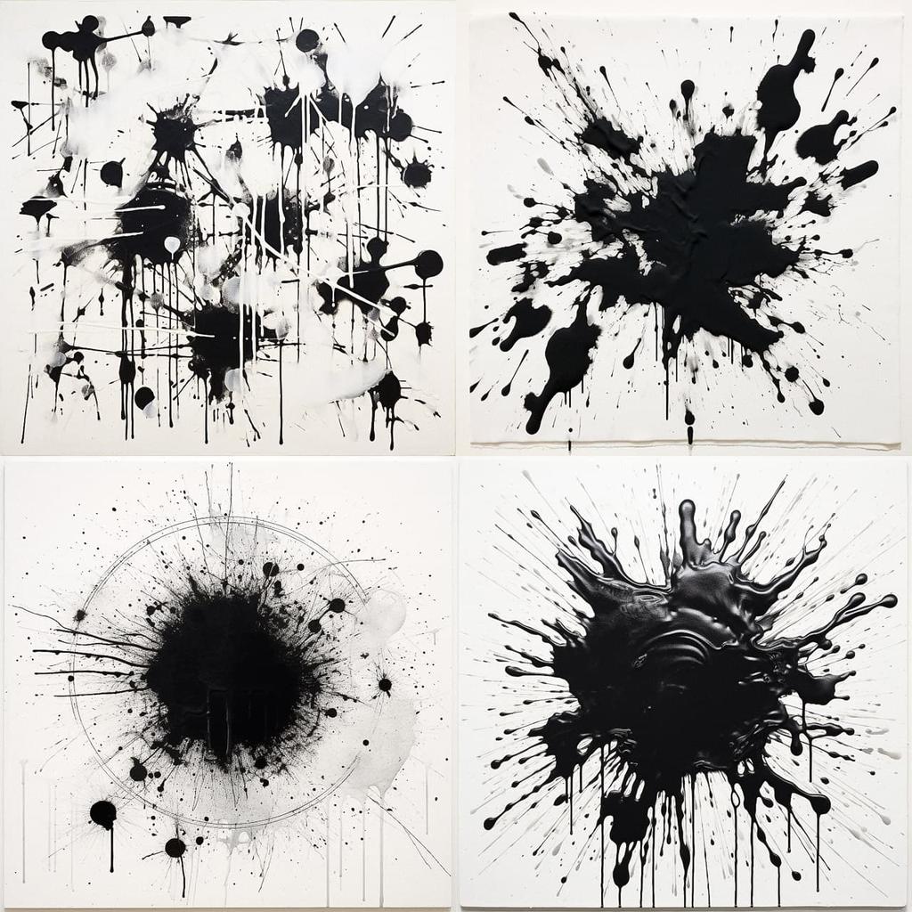 Christopher Wool style, Midjourney V5.2, render 1 of 4