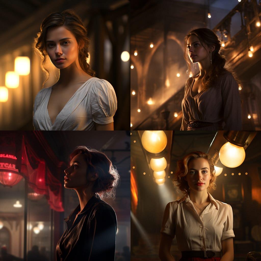 Cinematic lighting style, Midjourney V5.2, render 1 of 4